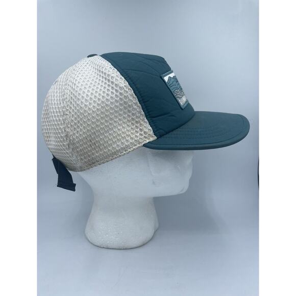 Columbia Sportswear Hat Cap Strapback Flexfit 110 Patch Blue White OSFA READ - Picture 3 of 11